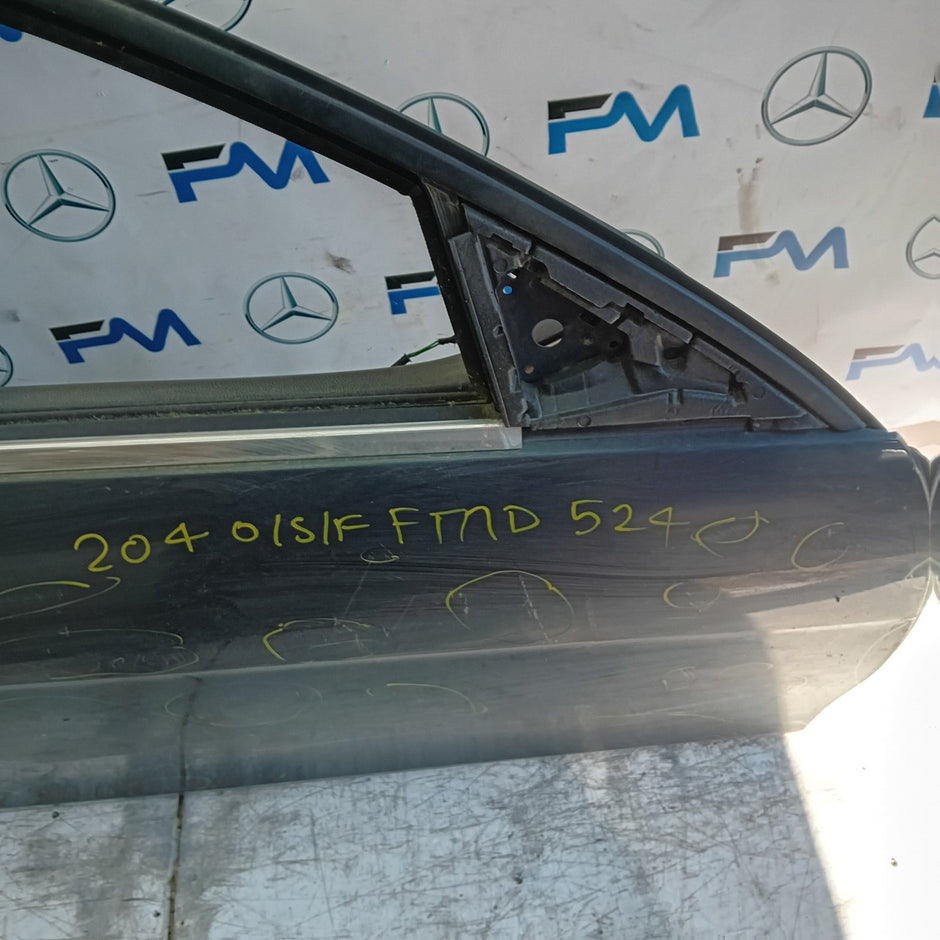 MERCEDES BENZ C-CLASS W212 DRIVER FRONT DOOR OSF 2012 GREY FMD524
