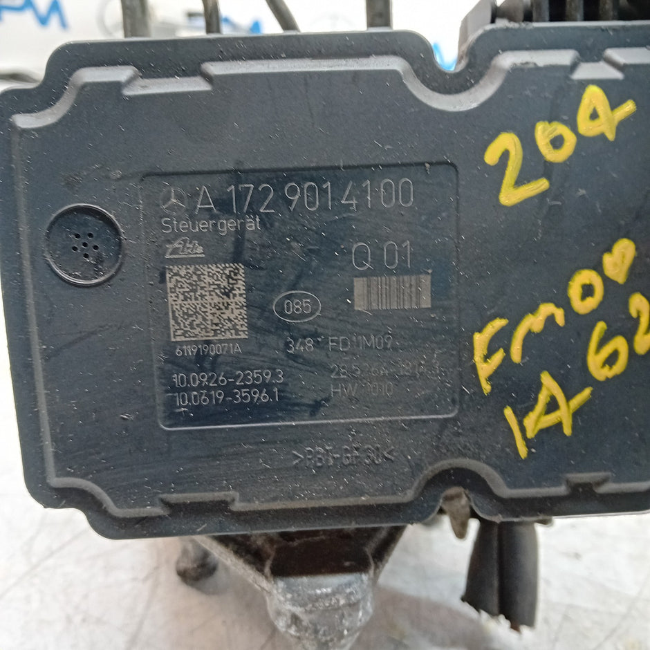 MERCEDES BENZ C-C-CLASS W204 ABS PUMP CONTROL MODULE UNIT A1729011400 FM001462