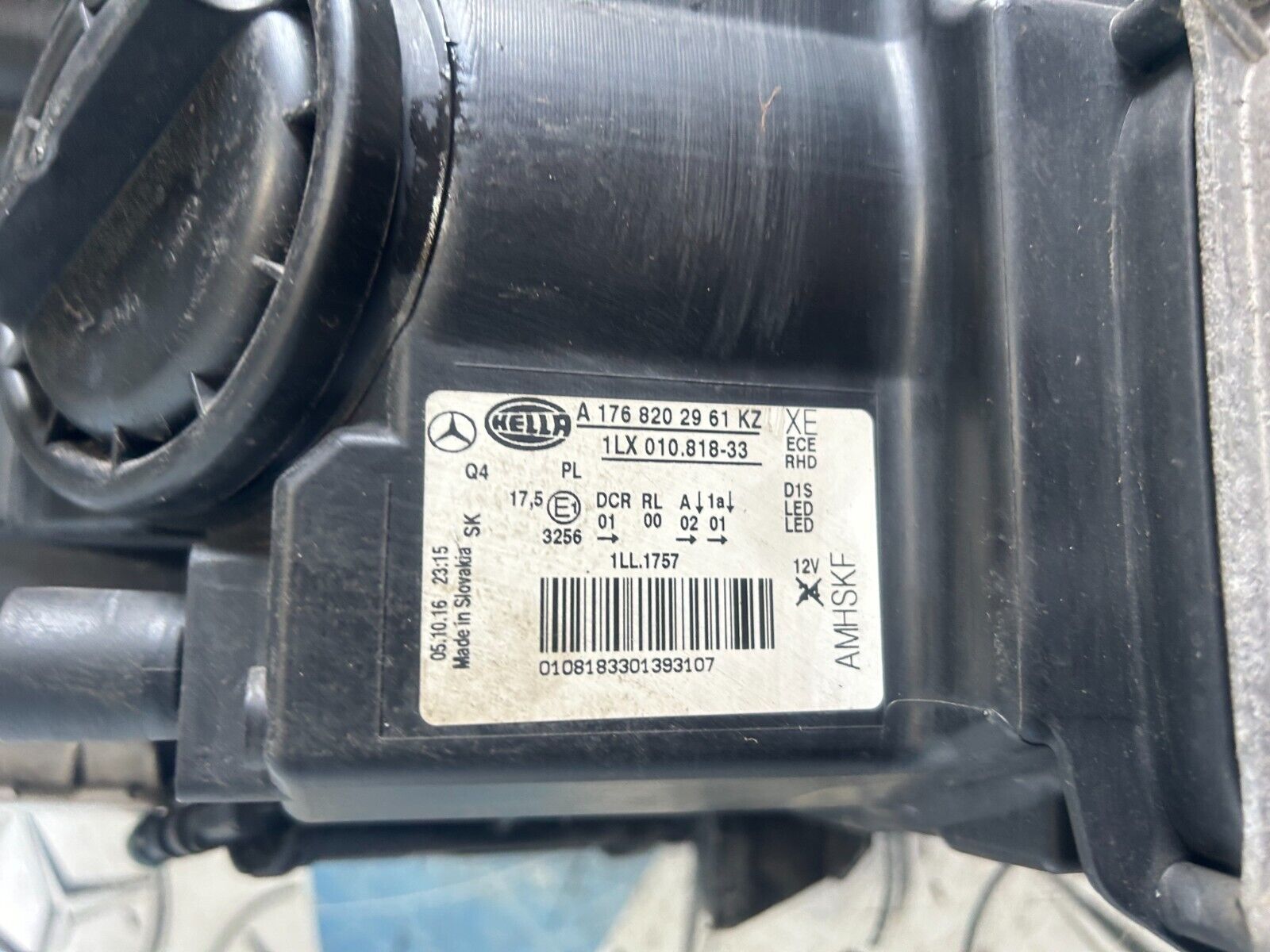 MERCEDES BENZ A CLASS W176 2013-2018  HEADLIGHT LEFT SIDE A1768202961 FMH41