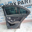 MERCEDES C-CLASS W205 SALOON DRIVER REAR DOOR OSR BLACK 2014 ON COMPLETE FMD194