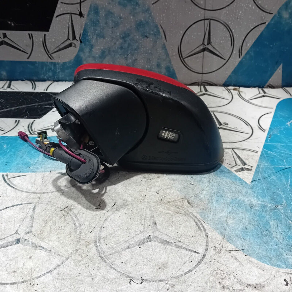 2018/2023 MERCEDES BENZ A-CLASS W177 PASSENGER SIDE WING MIRROR IN RED