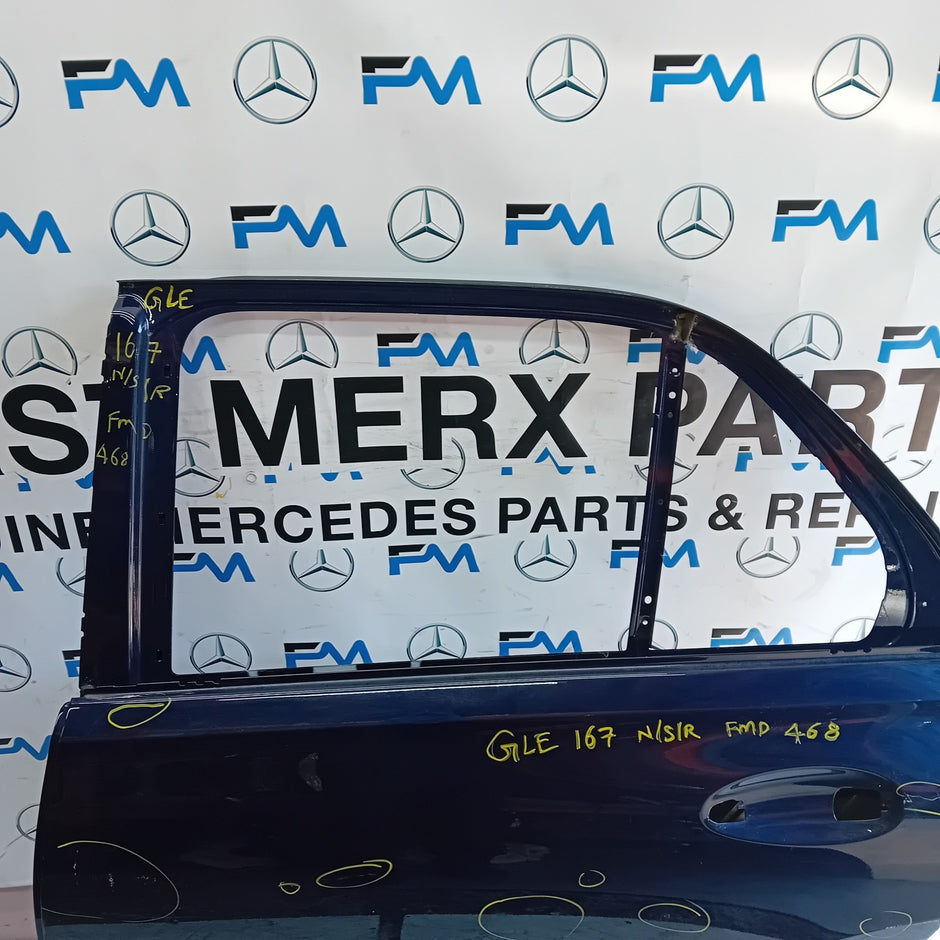 MERCEDES GLE/GLK W167 PASSENGER REAR DOOR NSR BLUE 2019 ON FMD468