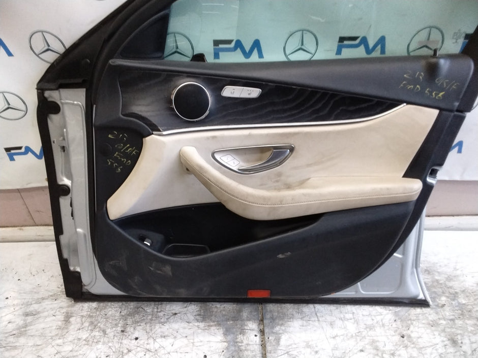 MERCEDES E-CLASS W213 SLN DRIVER FRONT DOOR OSF SILVER 2016-20 FMD556