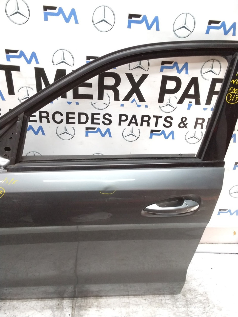 MERCEDES BENZ GLS W166 PASSENGER FRONT DOOR NSF GREY 2013-19 COMPLETE FMD317