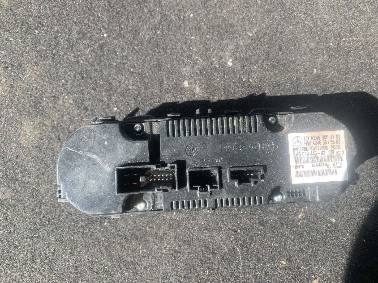 MERCEDES A CLASS W176 GLA X156 HEATER CONTROL PANEL A2469001708