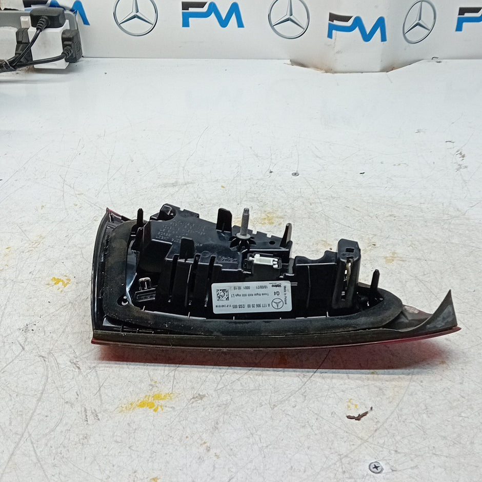 MERCEDES A-CLASS W177 DRIVER RIGHT OS REAR INNER TAIL LIGHT A1779062000 FMT244