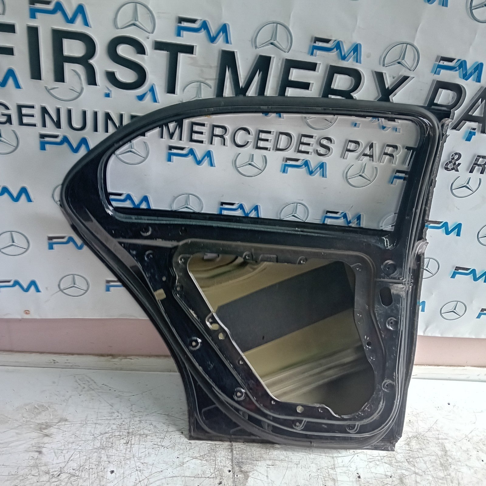 MERCEDES BENZ A-CLASS W177 PASSENGER SIDE REAR DOOR N/S/R BLACK  FMD144