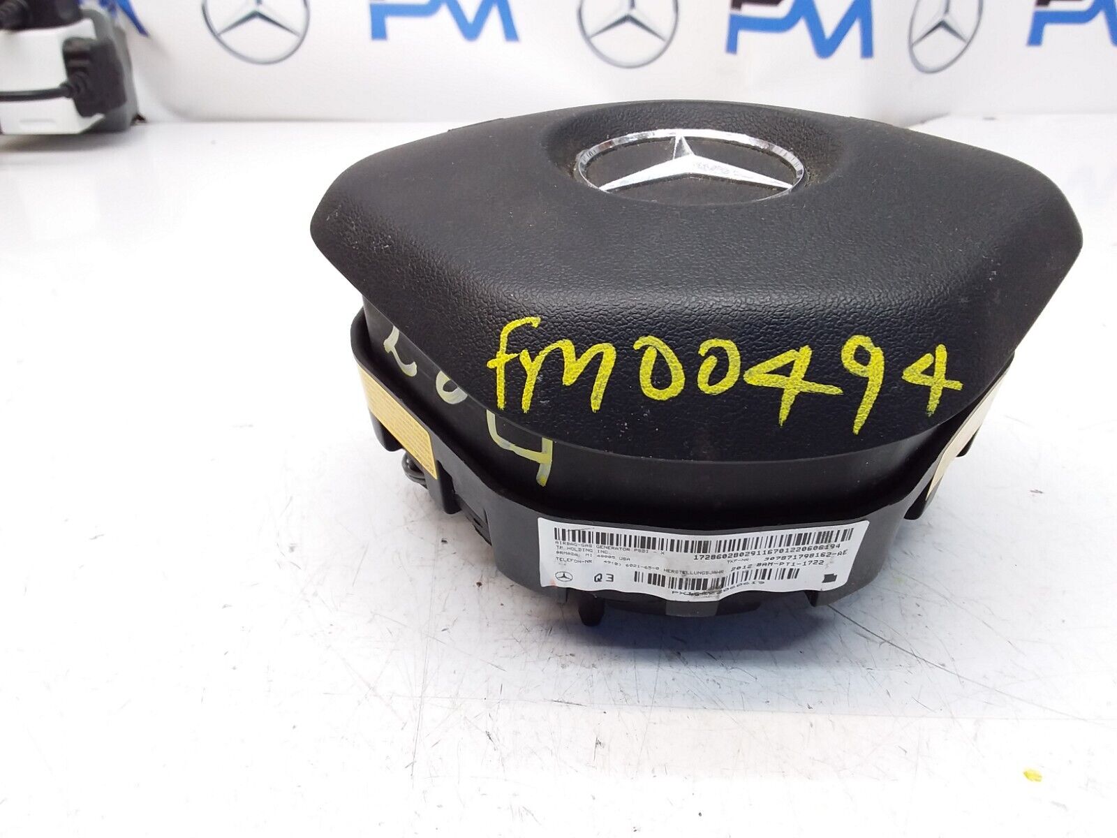 MERCEDES C-CLASS W204 STEERING WHEEL AIRBAG 307871798162-AE FM00494