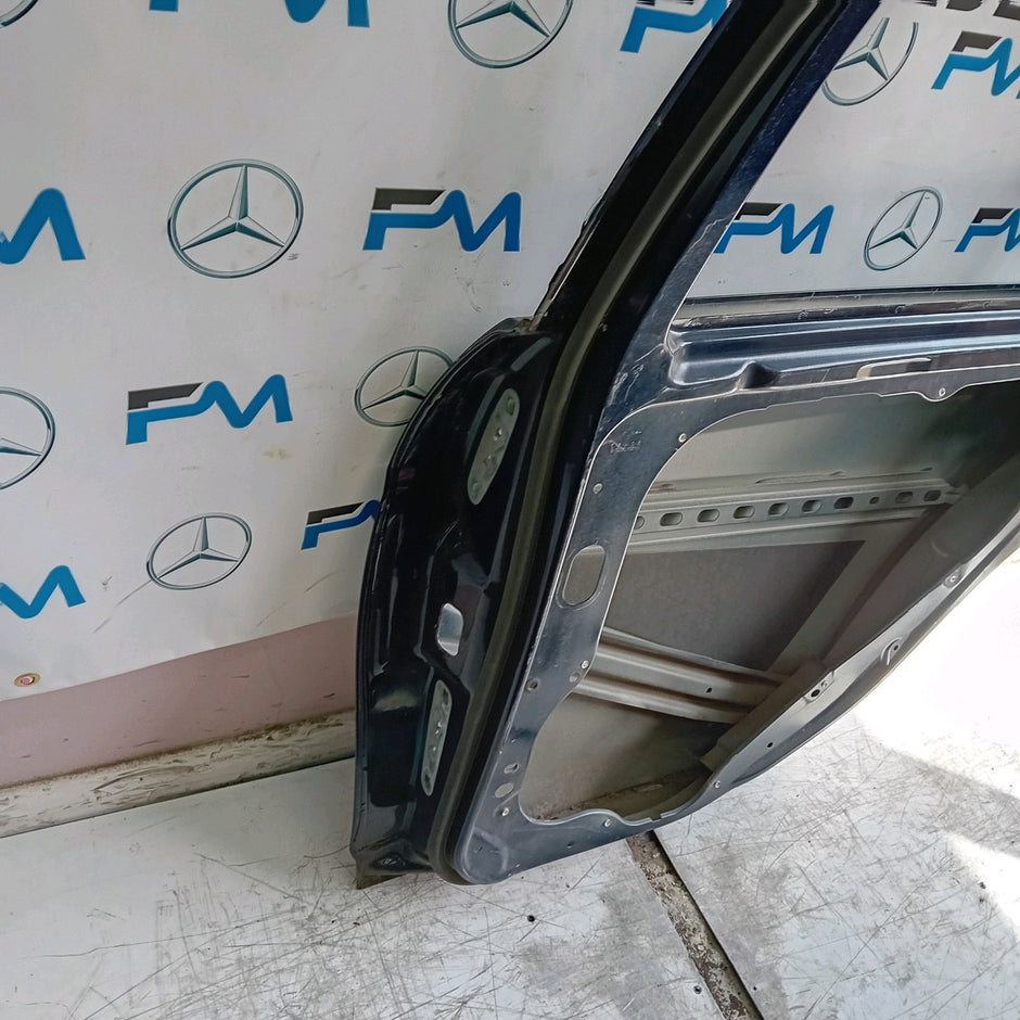 MERCEDES C-CLASS W204 SLN DRIVER REAR DOOR OSR BLUE 2009-2014 FMD438