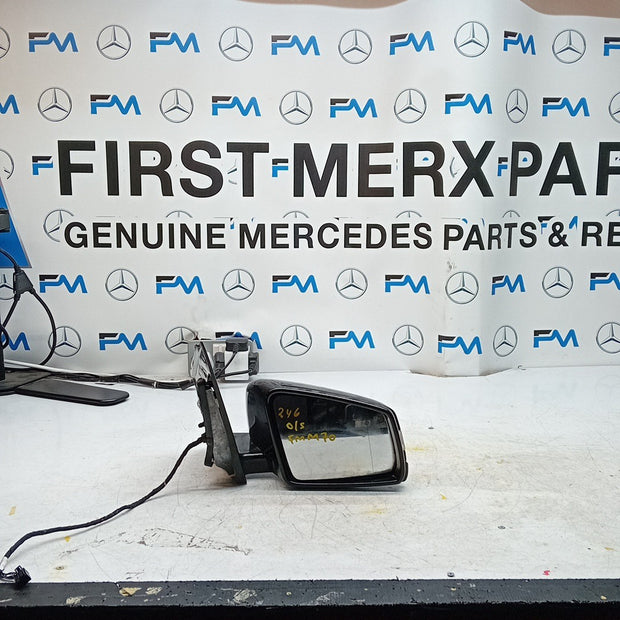 MERCEDES B-CLASS W246 DRIVER WING MIRROR OSF BLACK A2468100301 FMM70