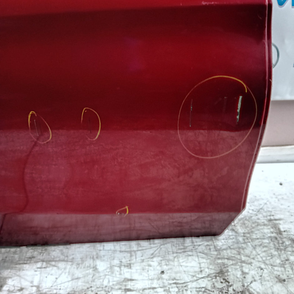 MERCEDES BENZ C-CLASS W205 SALOON DRIVER REAR DOOR OSR RED 2014 ON  FMD239