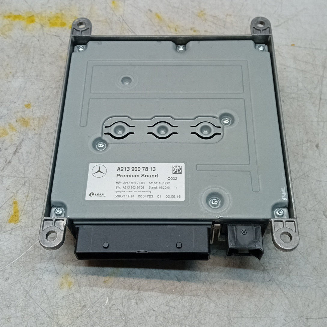 MERCEDES BENZ E-CLASS W213 PREMIUM SOUND SYSTEM AMPLIFIER A2139007813 FM001306