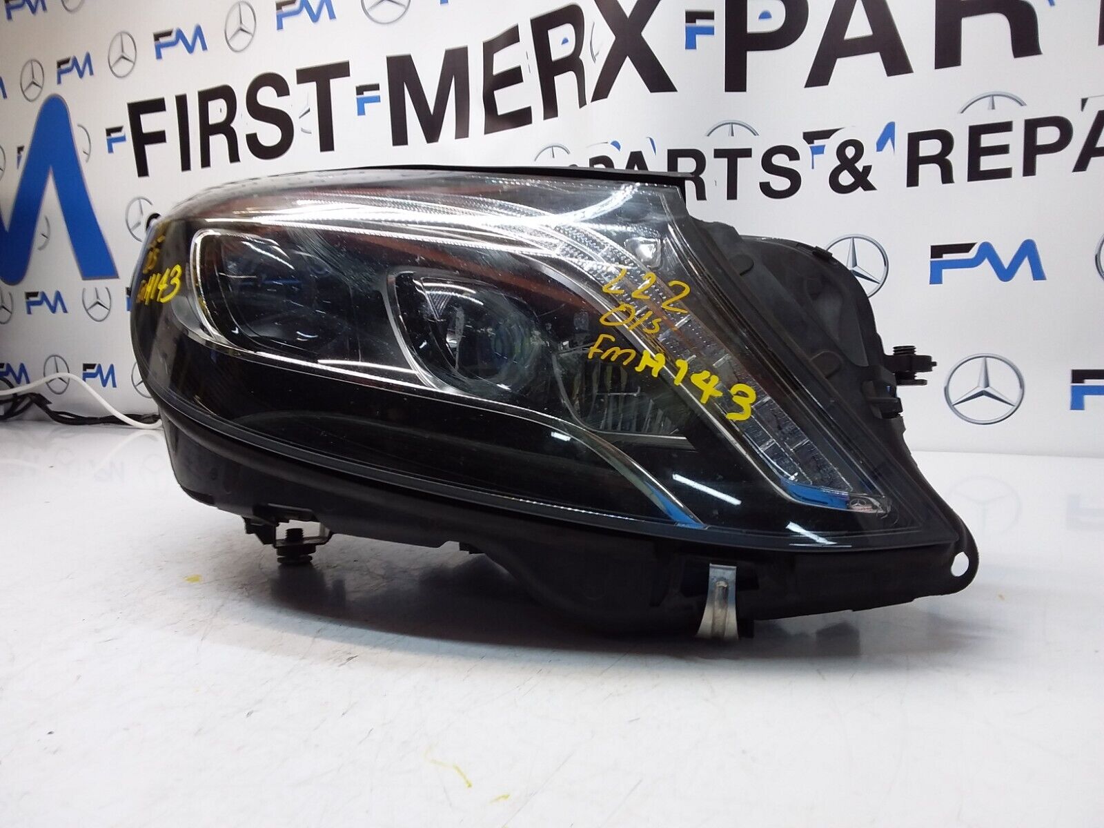 2015 MERCEDES S-CLASS W222 HEADLIGHT DRIVER OS A22290616 FMH143