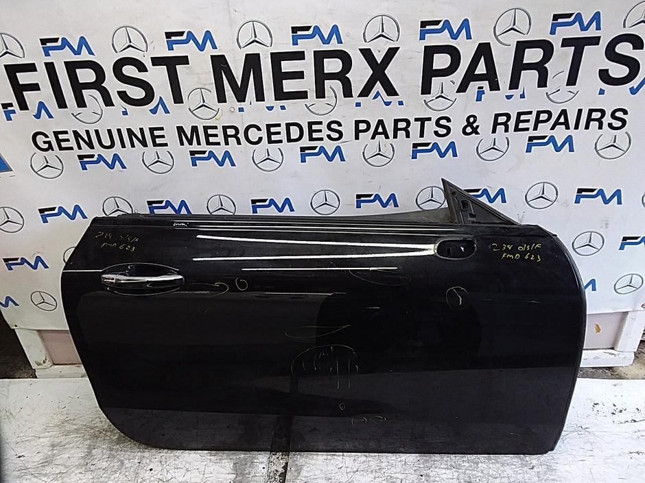 MERCEDES E-CLASS C238  COUPE DRIVER FRONT DOOR OSF BLACK 2016 ONWARDS FMD623