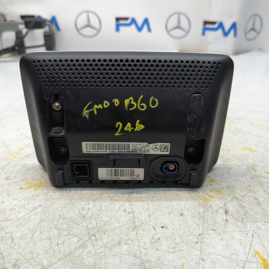 MERCEDES BENZ B-CLASS W246 DISPLAY SCREEN A2469001203  2012-2019 ON FM001360