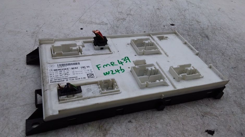 MERCEDES BENZ B-CLASS W246 BCM BODY CONTROL MODULE ECU A2469005612 FMR439