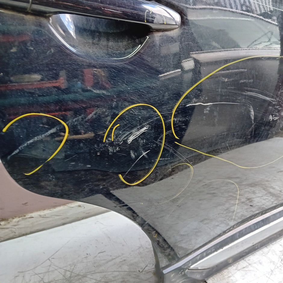 MITSUBISHI OUTLANDER MK3 DRIVER SIDE REAR DOOR OSR 2013 BLACK FMD419