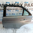 MERCEDES BENZ  E-CLASS W212 SLN PASSENGER REAR DOOR NSR SILVER 2013 FMD478