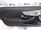 MERCEDES C-CLS C205 COUPE PASSENGER FRONT DOOR NSF GREY 2016 ONW COMPLETE FMD616