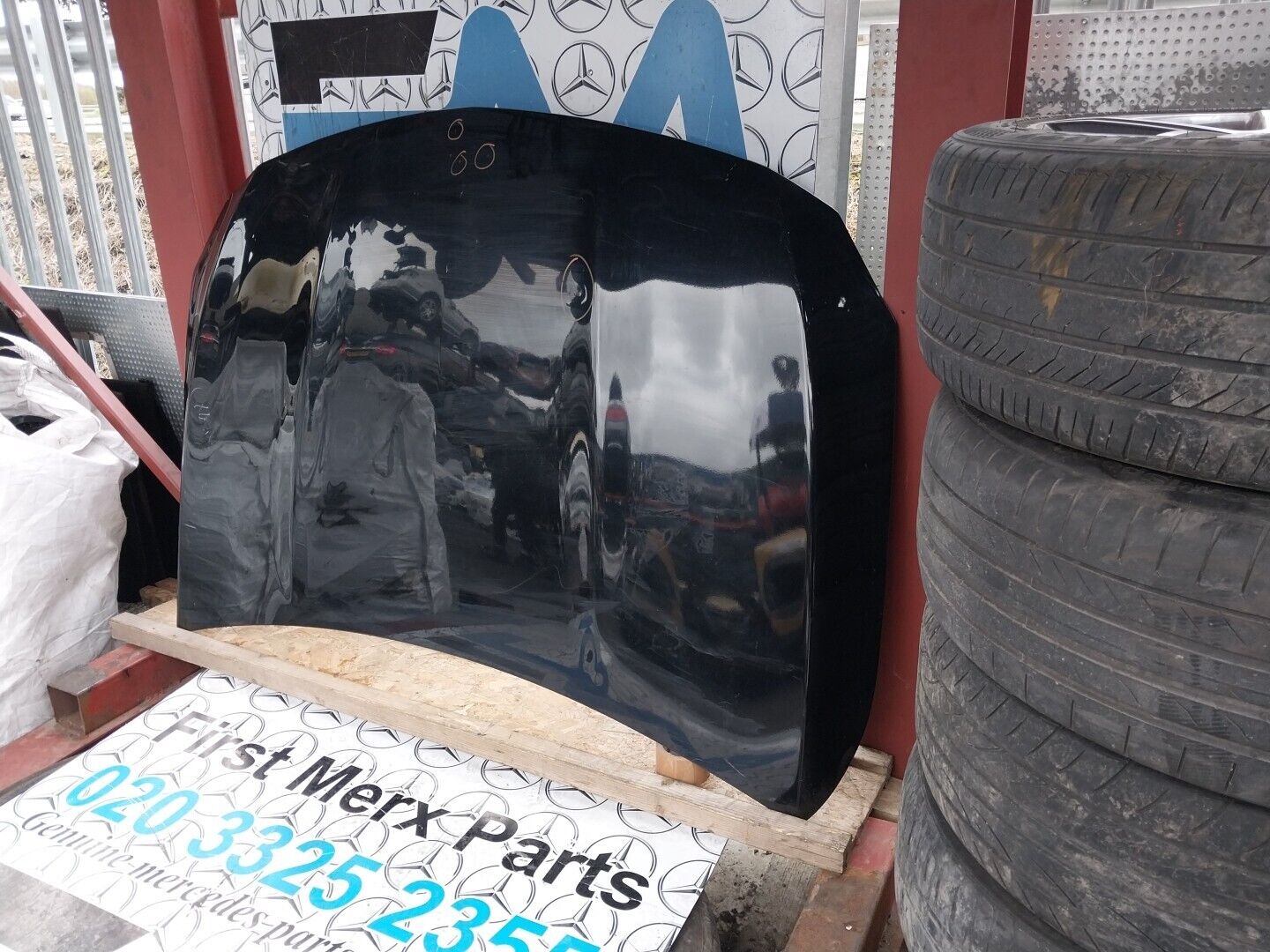 MERCEDES BENZ GLA CLASS 2013-2019 W156 FRONT BONNET HOOD IN BLACK 191 