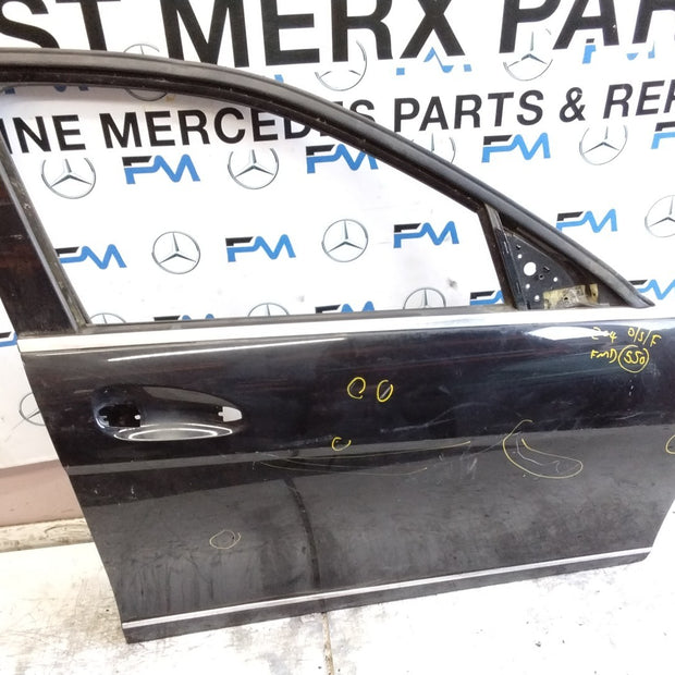 MERCEDES C-CLASS W204 SLN DRIVER FRONT DOOR OSF BLACK 2008-14 COMPLETE FMD550
