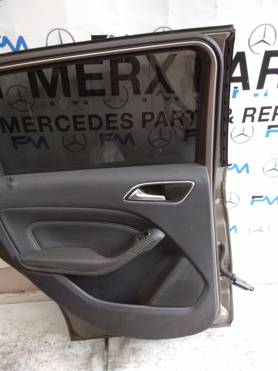 MERCEDES B-CLASS W246 DRIVER REAR DOOR OSR BROWN 2012-19 COMPLETE FMD324