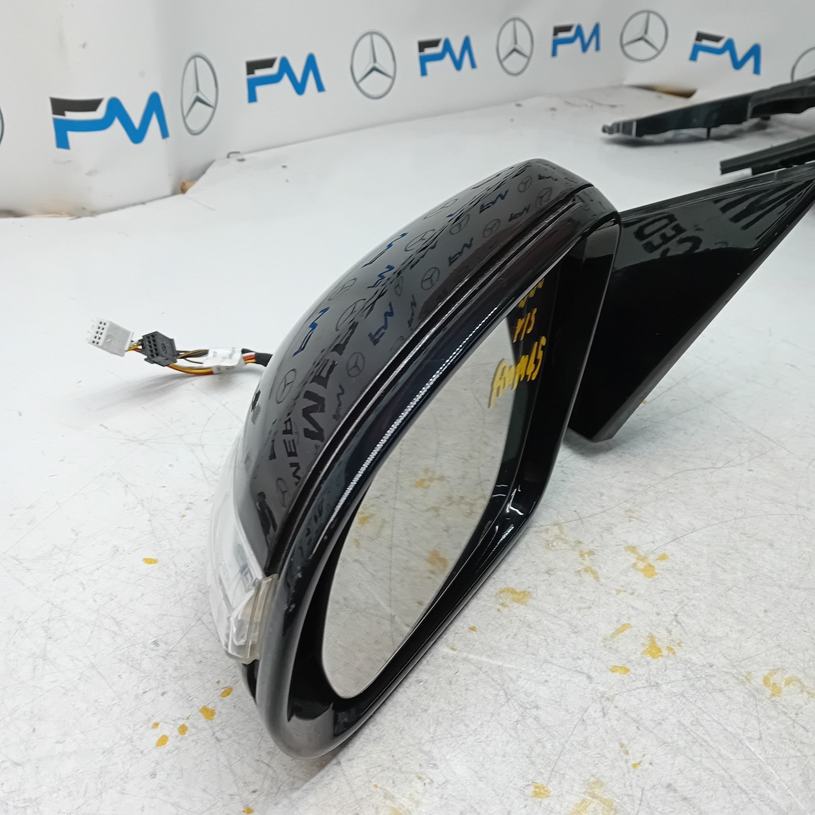 MERCEDES S-CLASS W222 PASSENGER SIDE WING MIRROR BROWN A2228101301 PL FMM45