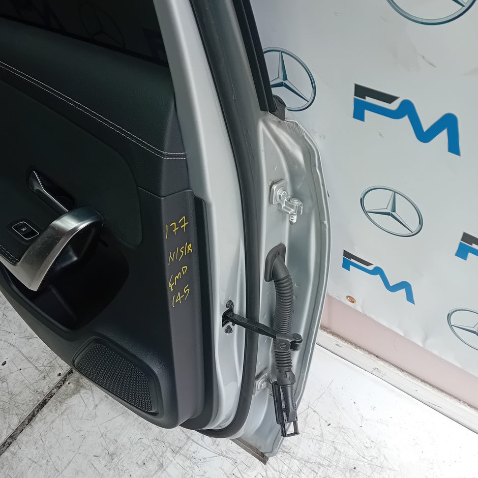 MERCEDES BENZ A-CLASS W177 PASSENGER SIDE REAR DOOR N/S/R SILVER  FMD145