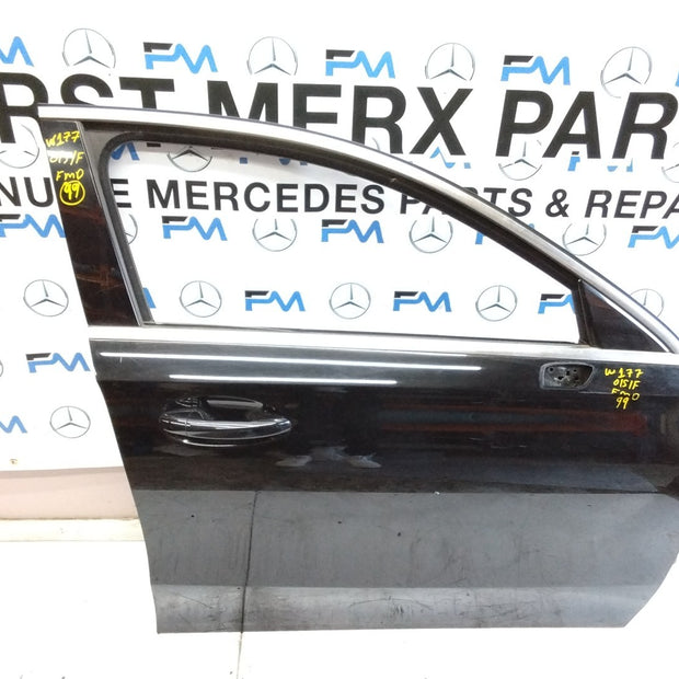 MERCEDES BENZ  A-CLASS W177 DRIVER SIDE FRONT DOOR O/S/F BLACK FMD99