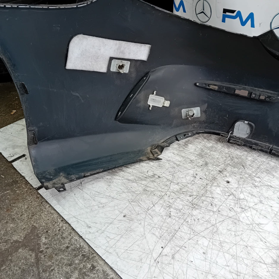 MERCEDES BENZ C-CLASS W205 COUPE REAR BUMPER 2015 BLACK COMPLETE FMX63