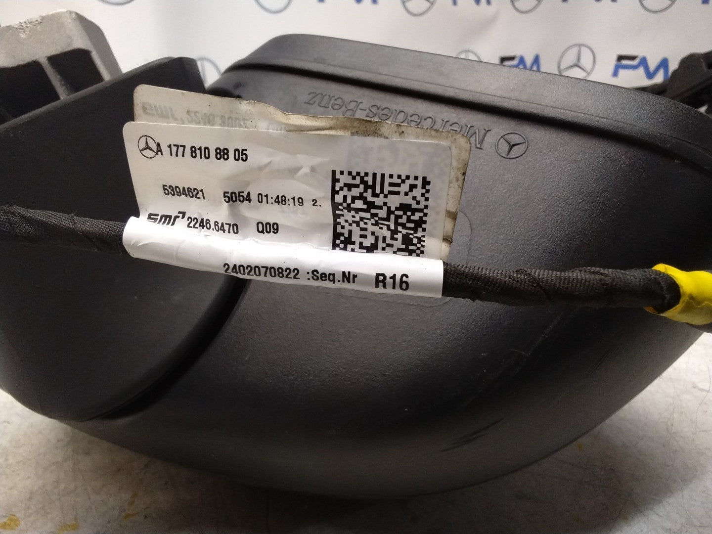 MERCEDES A-CLASS  W177 DRIVER SIDE WING MIRROR A1778108805 GREY FMM28