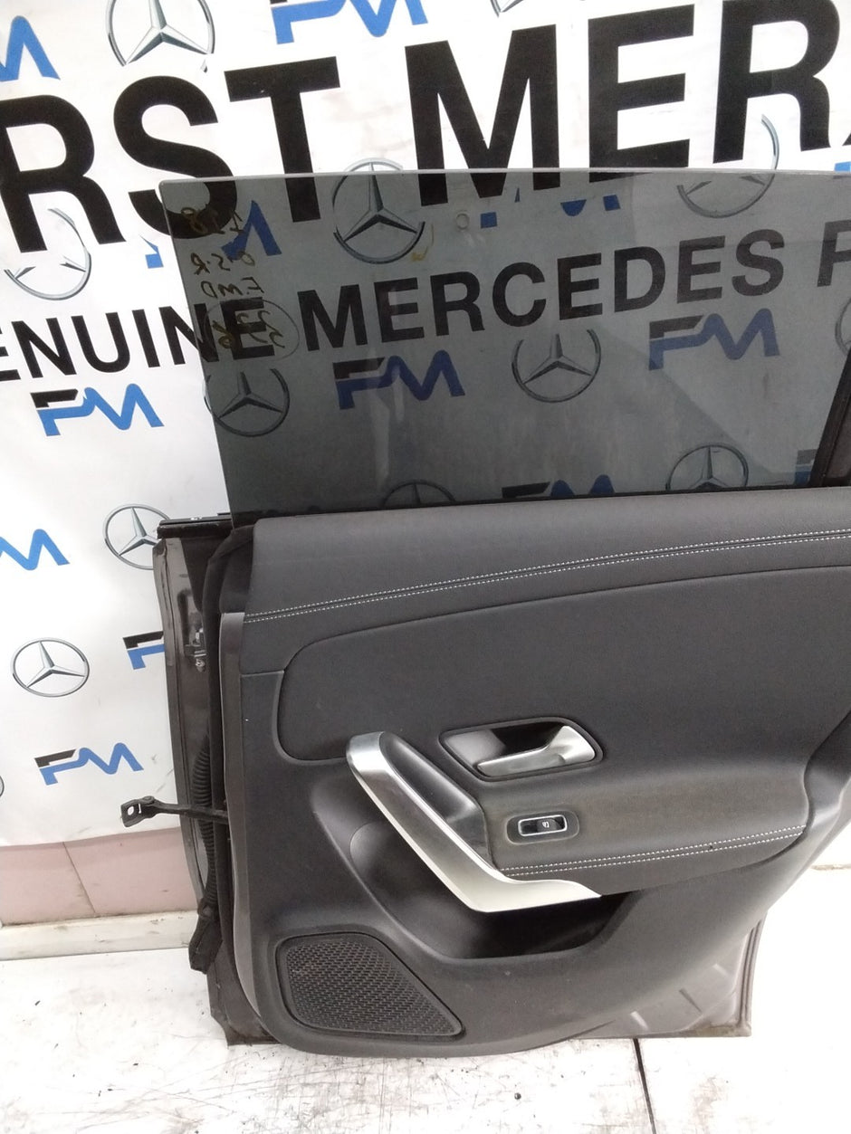 MERCEDES CLA W118 DRIVER REAR DOOR OSR GREY 2019 ON COMPLETE FMD336
