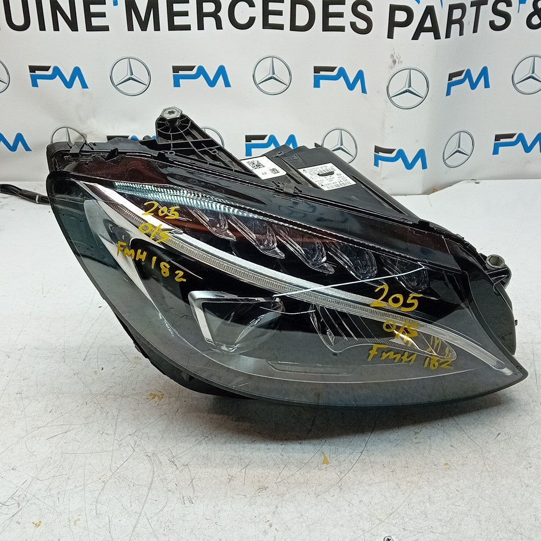 MERCEDES C-CLASS HEADLIGHT DRIVER OS RIGHT A2059062604 2018 HIGH PERFORM FMH182
