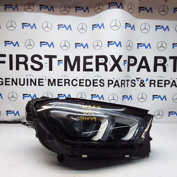MERCEDES-BENZ W167 GLE DRIVER O/S HEADLIGHT A1679060900 FMH79 LED HIGH PERF