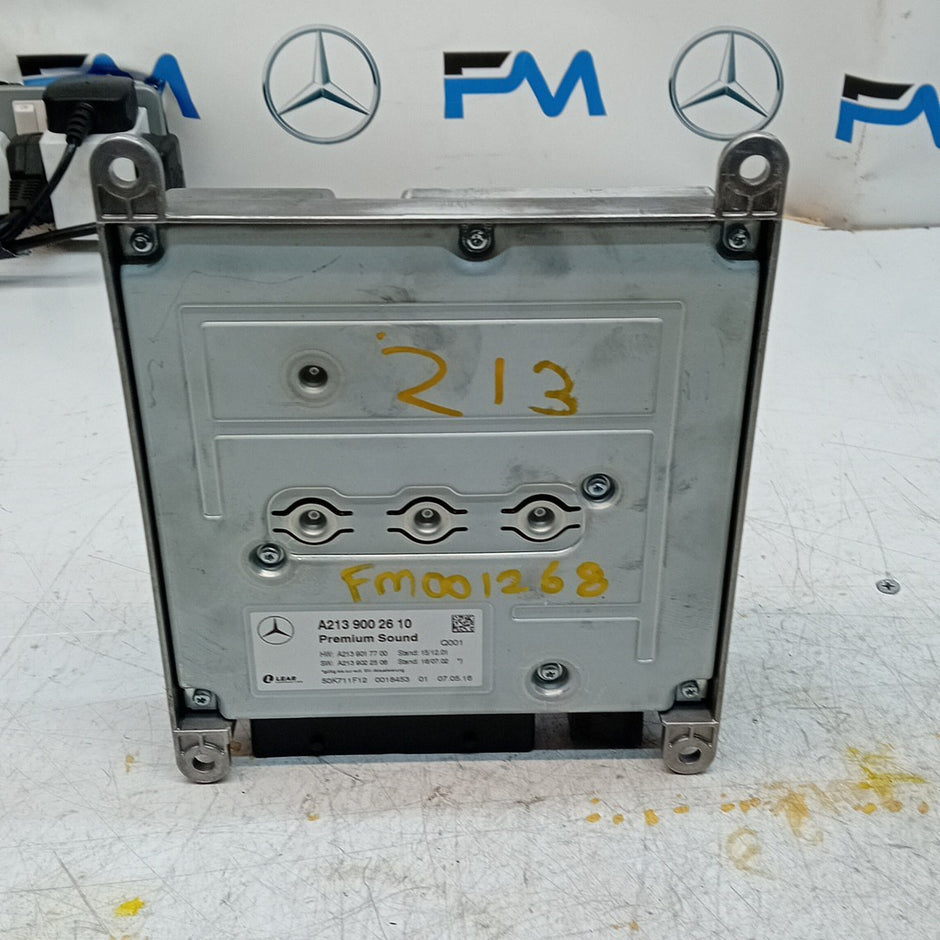 MERCEDES BENZ S-CLASS W222 SOUND SYSTEM AMPLIFIER A2229002610 FM001268