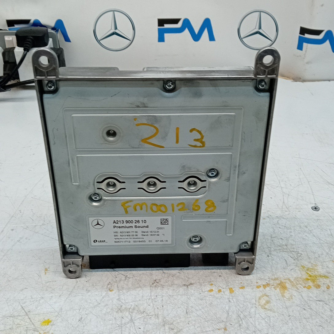 MERCEDES BENZ S-CLASS W222 SOUND SYSTEM AMPLIFIER A2229002610 FM001268