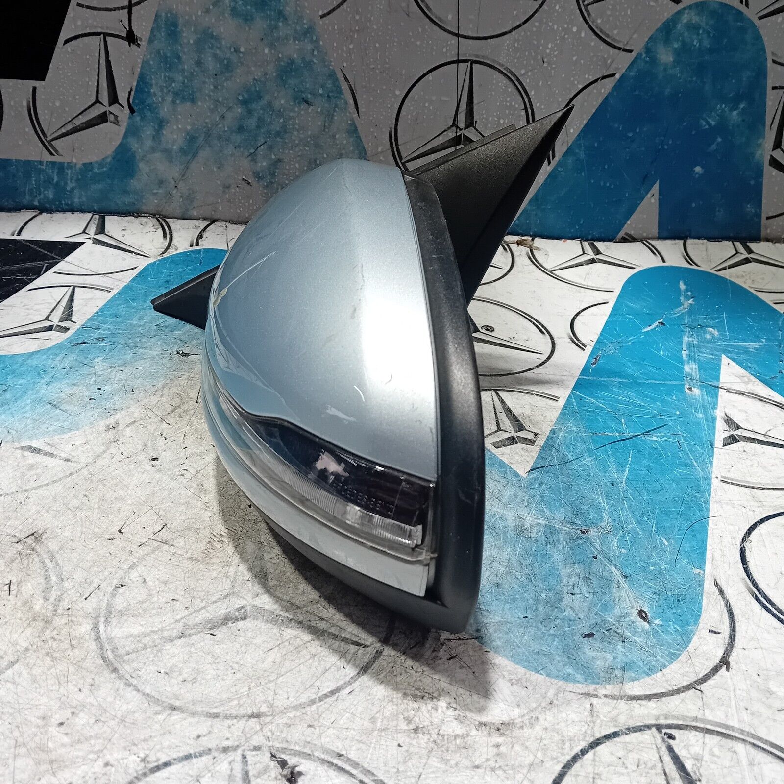 2007/2015 MERCEDES BENZ C-CLASS W205 WING MIRROR PASSENGER SIDE FRONT IN GREY