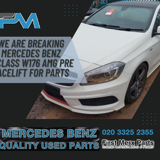 MERCEDES A-CLASS W176 AMG PFL -  BREAKING/SUSPENSION LEGS (ALL)