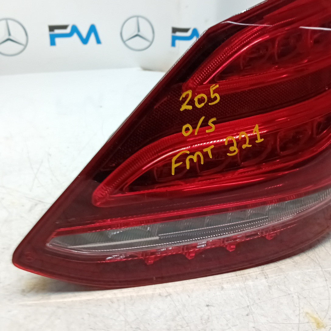 MERCEDES BENZ C-CLASS W205 DRIVER REAR TAIL LIGHT OS  2015 A2059061457 FMT321