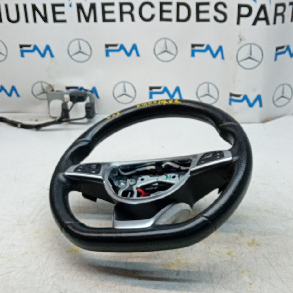 MERCEDES W205 C-CLASS MULTIFUNCTION STEERING WHEEL PFL 2014 A0004606700 FM001402