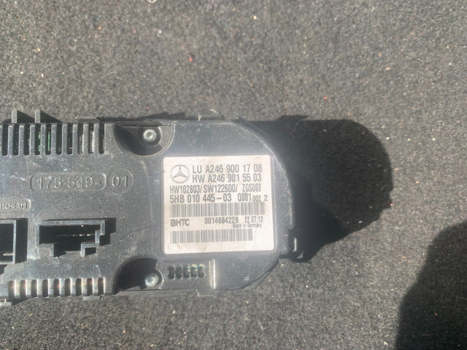Mercedes A Class W176 2012 - 2018 AC Air Con & Heater Climate Control A246900170