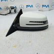 MERCEDES E-CLASS W207 PASSENGER WING MIRROR NS WHITE 2009-2016 FMM57