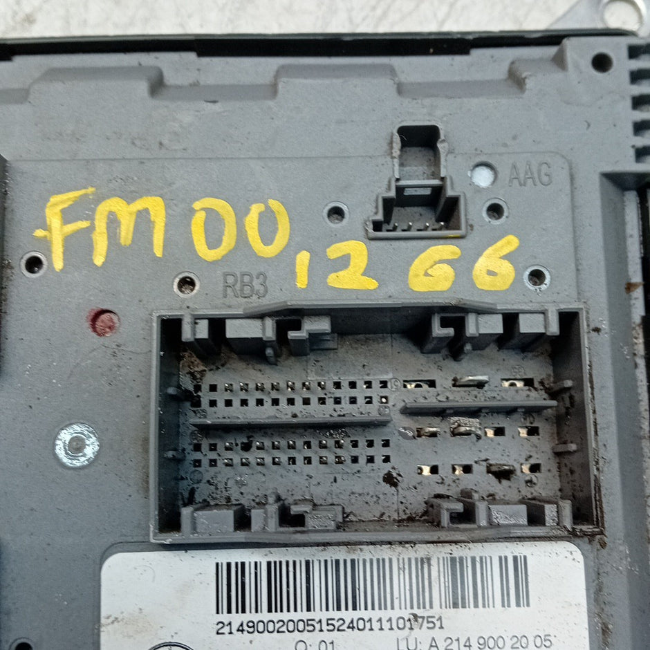 MERCEDES GLC COMFORT CONTROL MODULE W253 A2149002005 FM001266
