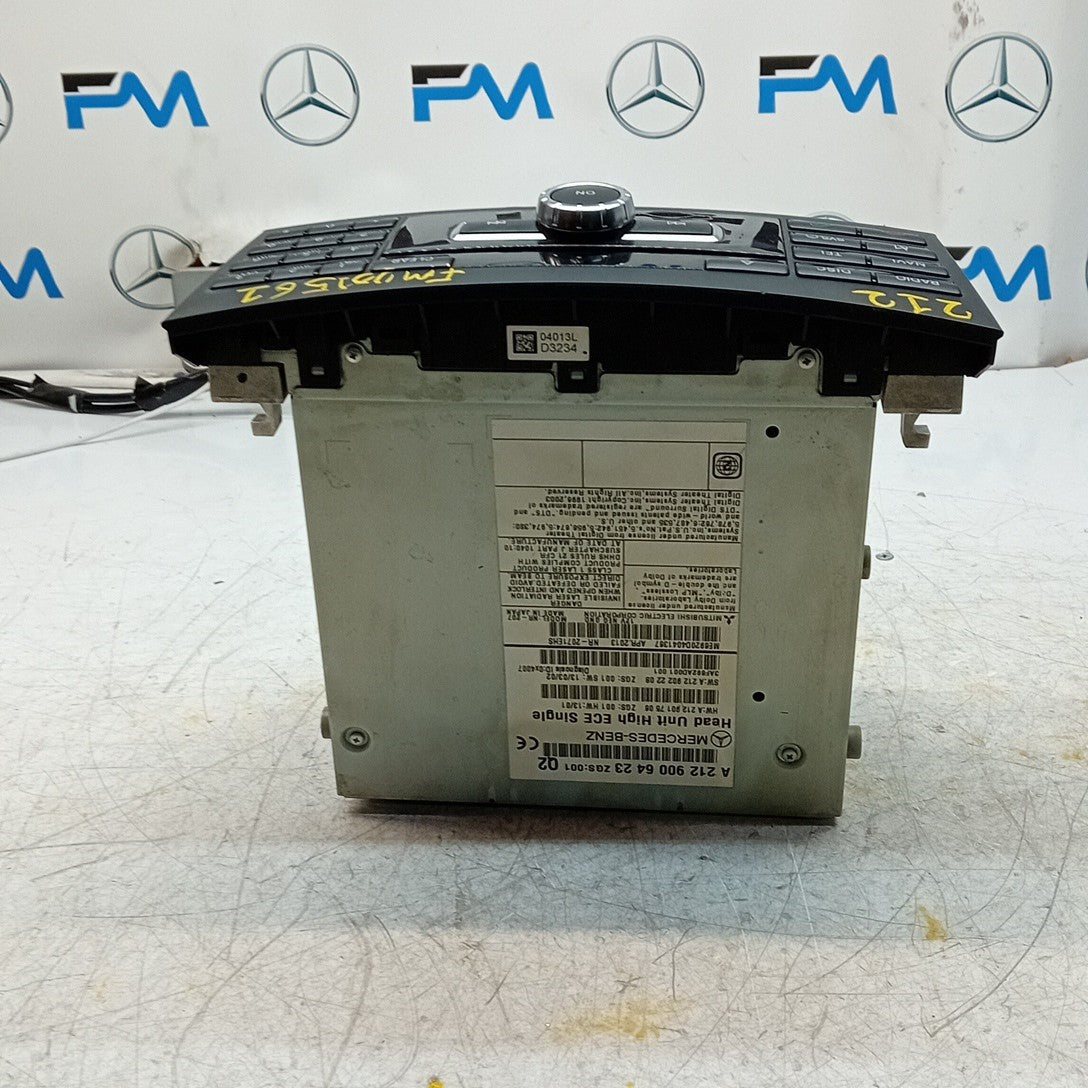 MERCEDES BENZ E-CLASS W207 W212 STEREO SAT NAV SYSTEM A2129006423 2016 FM001561