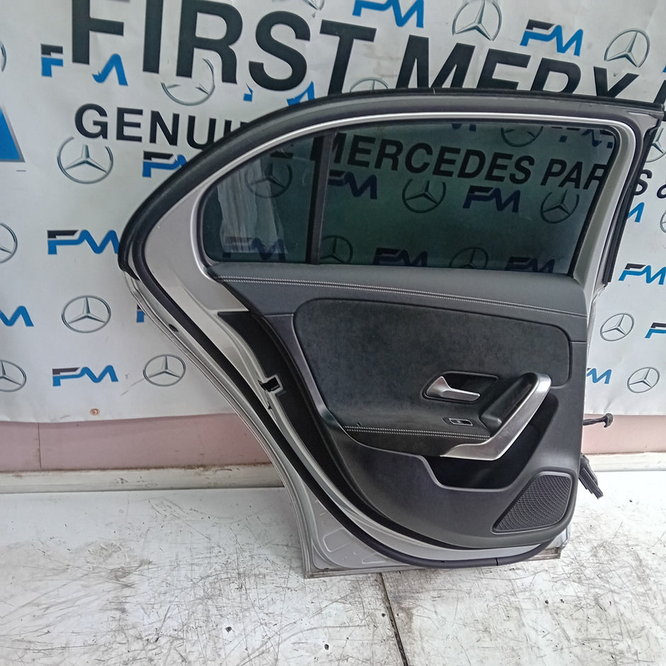 MERCEDES BENZ A-CLASS W177 PASSENGER SIDE REAR DOOR N/S/R SILVER  FMD145