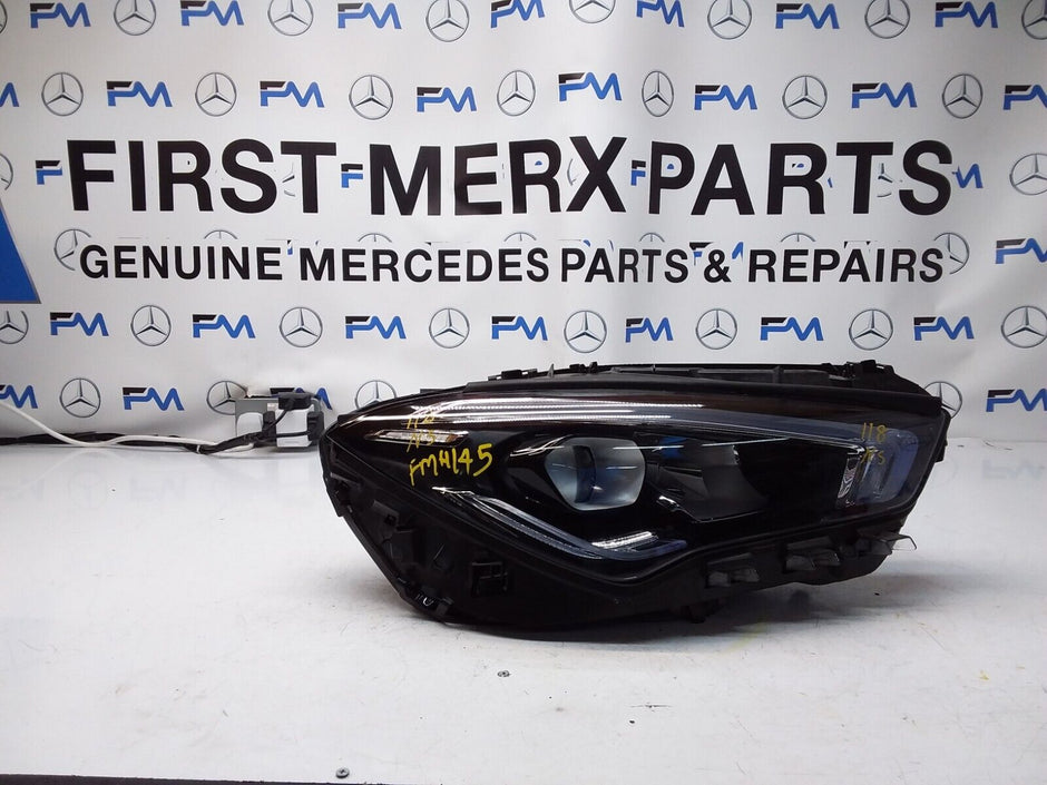 2021 MERCEDES CLA W118 HEADLIGHT PASSENGER NS A1189068600 FMH145 HIGH PERFORMANC