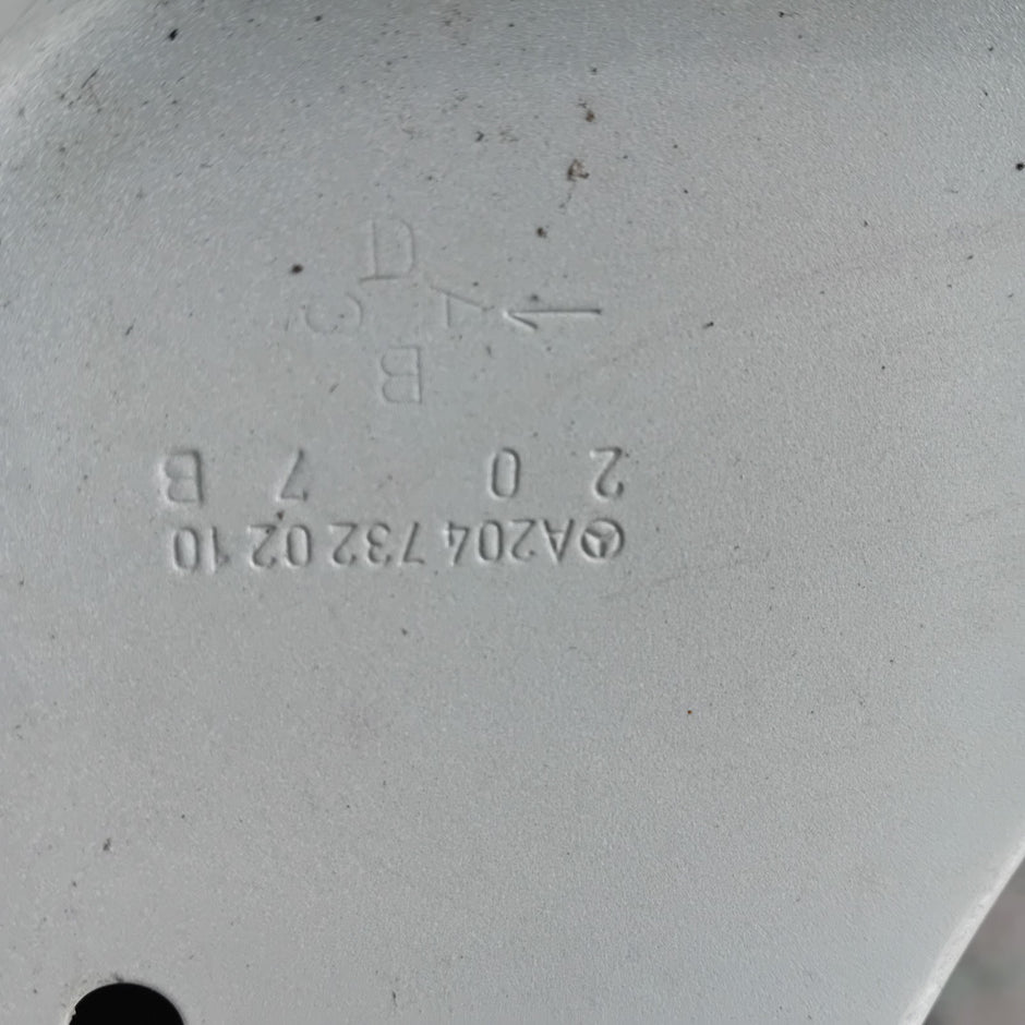 MERCEDES C-CLASS W204 SLN DRIVER REAR DOOR OSR WHITE 2009-2014 FMD437