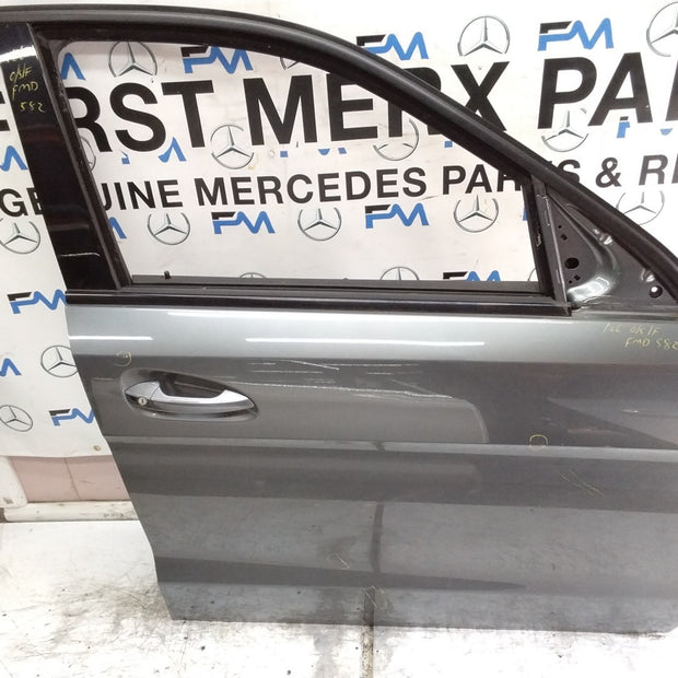 MERCEDES M-CLS W166  DRIVER REAR DOOR OSF GREY 2011-15 COMPLETE FMD582