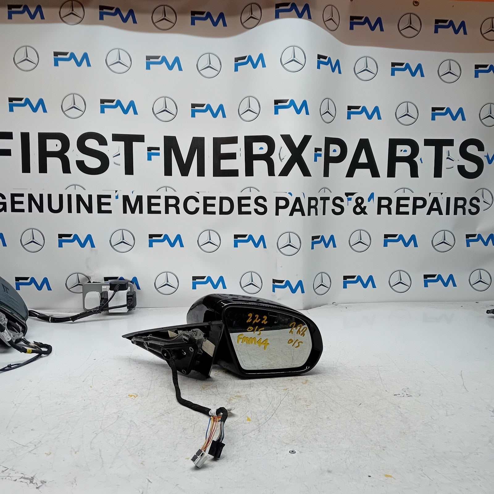 MERCEDES S-CLASS W222 DRIVER SIDE WING MIRROR BROWN A2228101601 PL FMM44