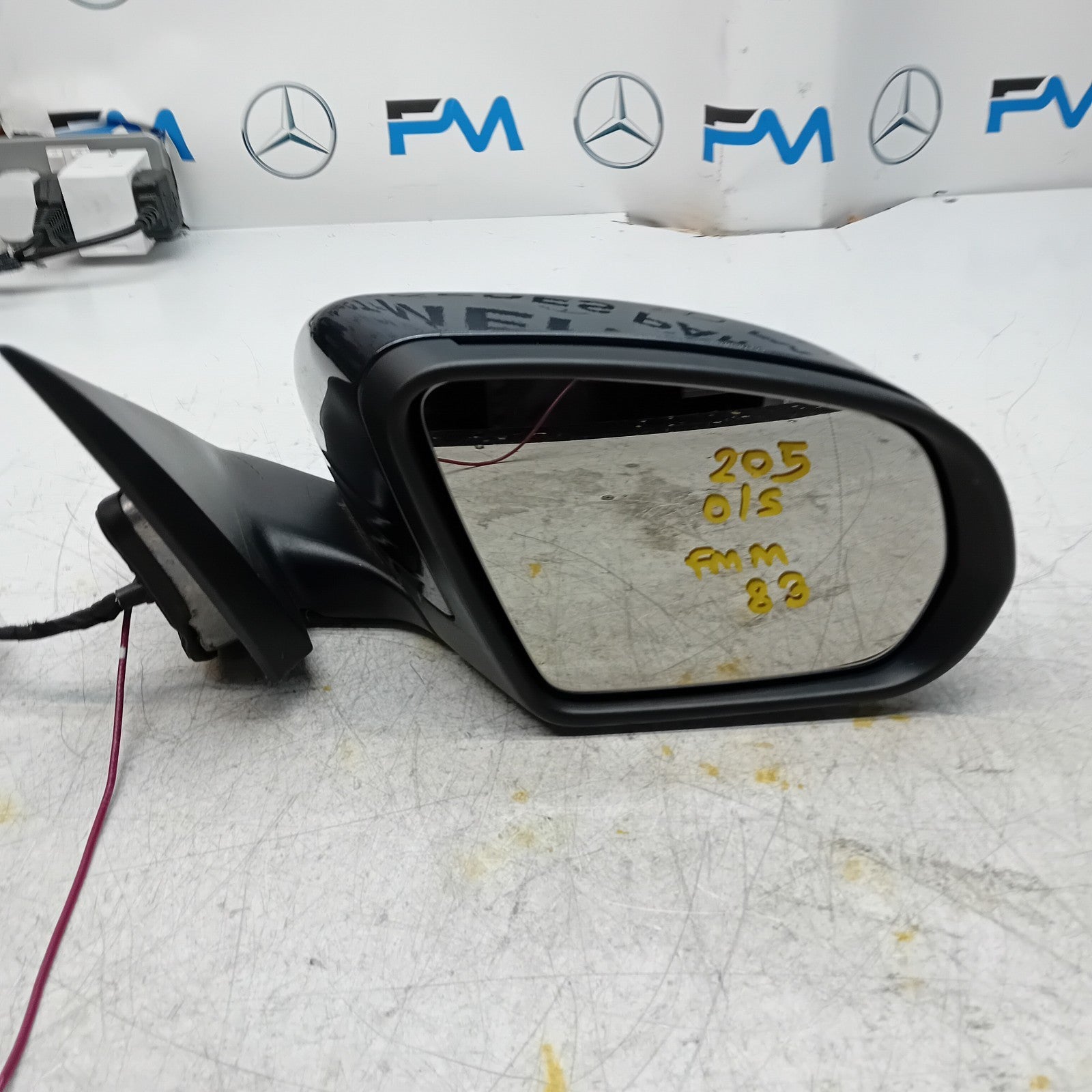 MERCEDES BENZ C-CLASS W205 DRIVER WING MIRROR OS GREY  A2058101616 FMM83